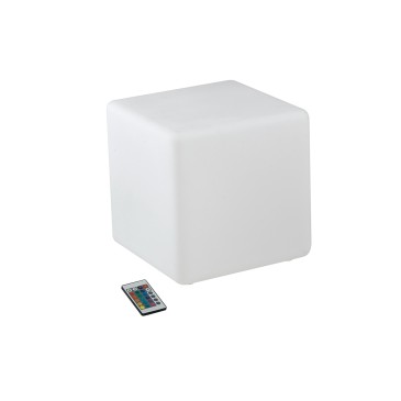 LUME DA GIARDINO GECO CUBO BIANCO 1XE27 IP65 30X30X30CM