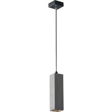 SOSPENSIONE KRUK QUADRATA GRIGIA 1XGU10 7X130CM