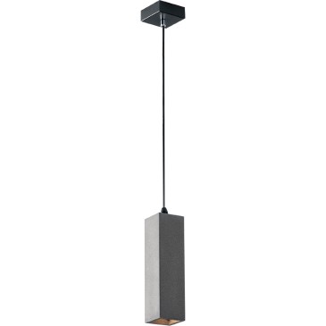 Suspension KRUK SQUARE GREY 1XGU10 7X130CM