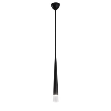SOSPENSIONE LANCELOT NERA 1XGU10 6X181CM