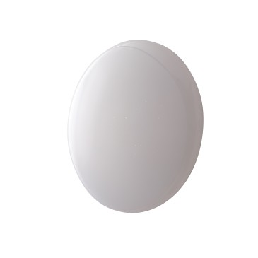 Runde LED-Deckenleuchte „Moon“, weiß, 24 W, 2460 lm, RGBW, dimmbar, WLAN, IP44, 38,5 x 38,5 x 10 cm