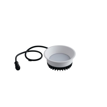 Spot encastré LED RGB-W 12 W, 24 V CC, blanc