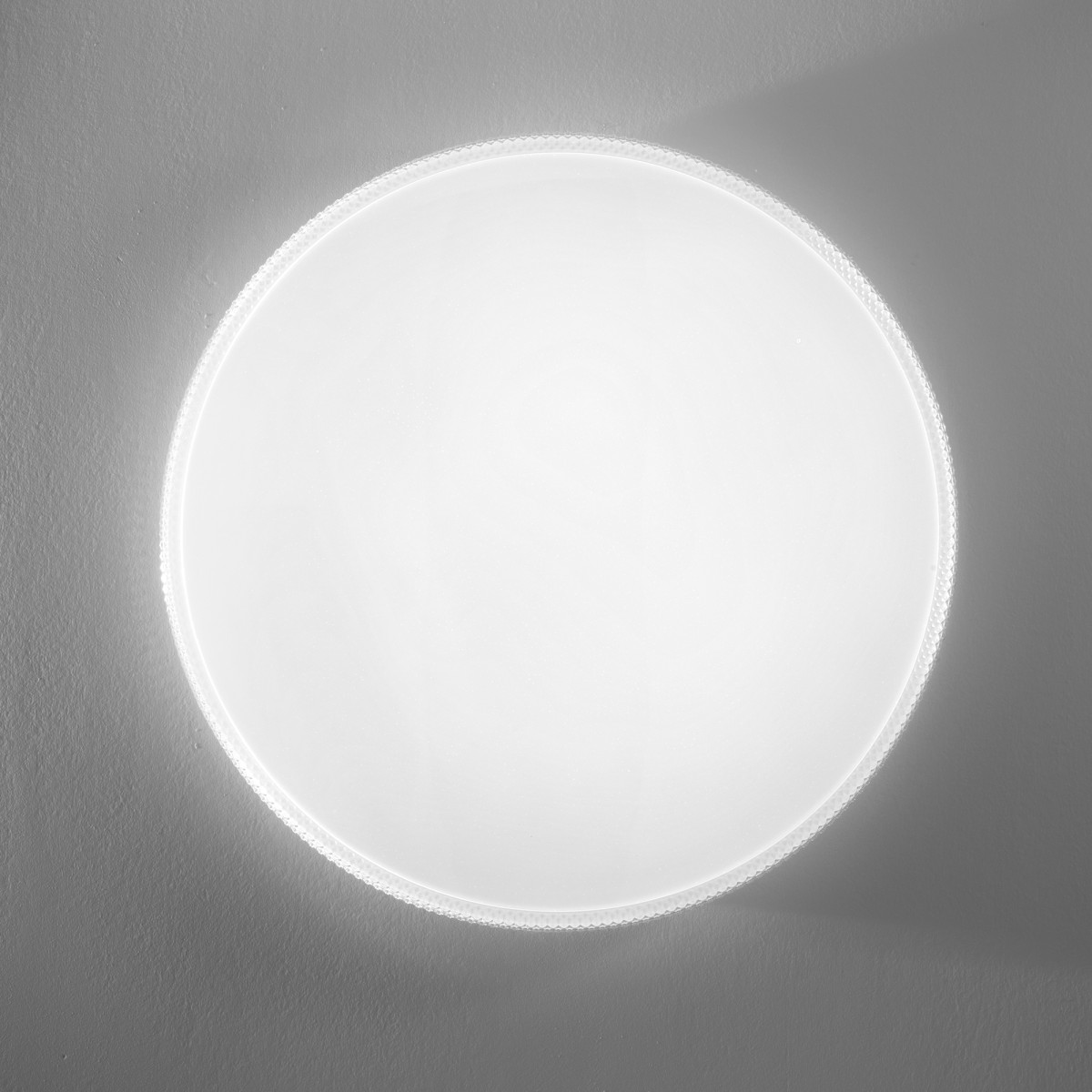 Plafonnier LED rond blanc à pixels, 66 W, 6540 lm,...