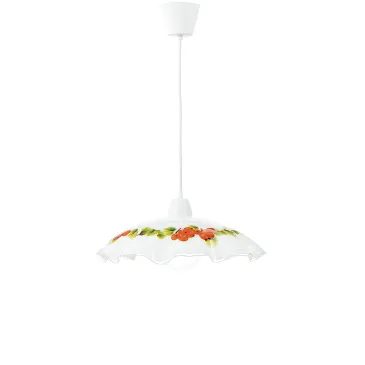 SOSPENSIONE RIBES BIANCA 1XE27 42X42X120CM