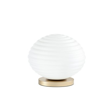 LUMETTO RIPPLE ORO 1XE27 32X32X28CM