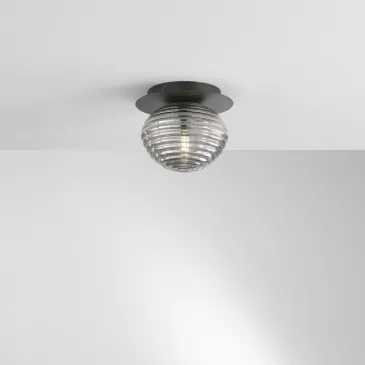 PLAFONIERA RIPPLE NERA...