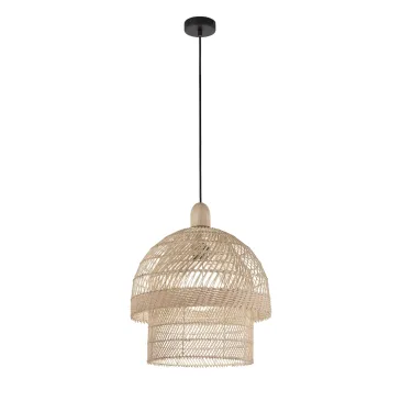 SOSPENSIONE SIBILLA LEGNO 1XE27 40X40X192,5CM