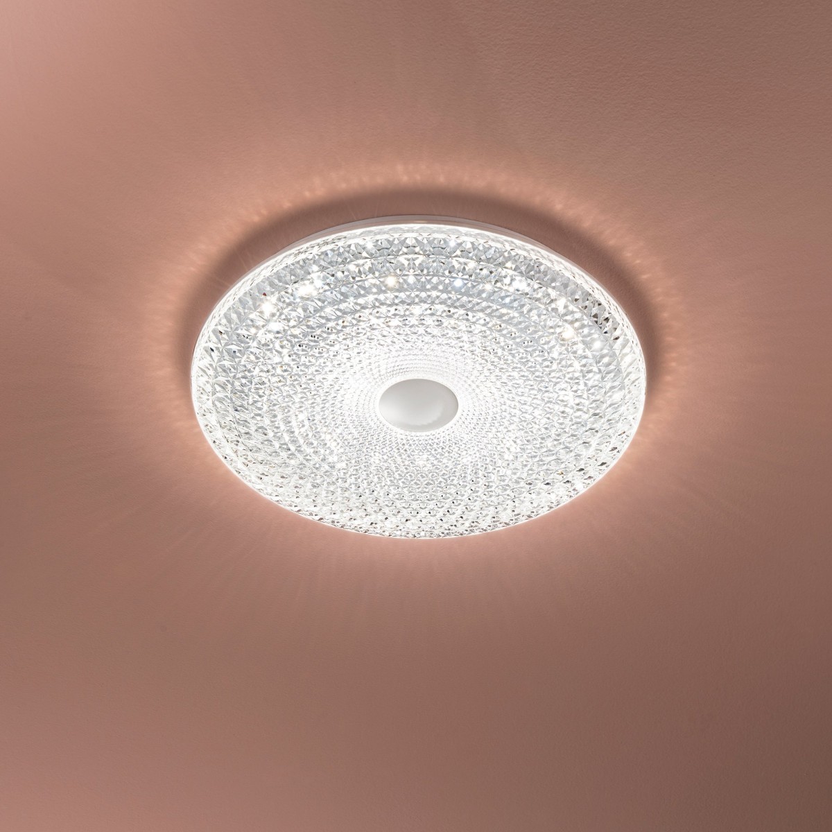 PLAFONIERA LED UNIKA BIANCA 40W 3900LM CCT DIMMERABILE...