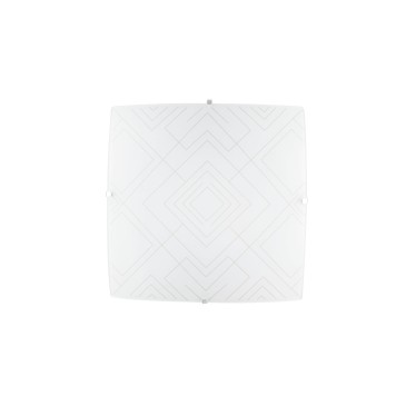 PLAFOND VECTOR BLANC/GRIS 2XE27 30X30X9CM