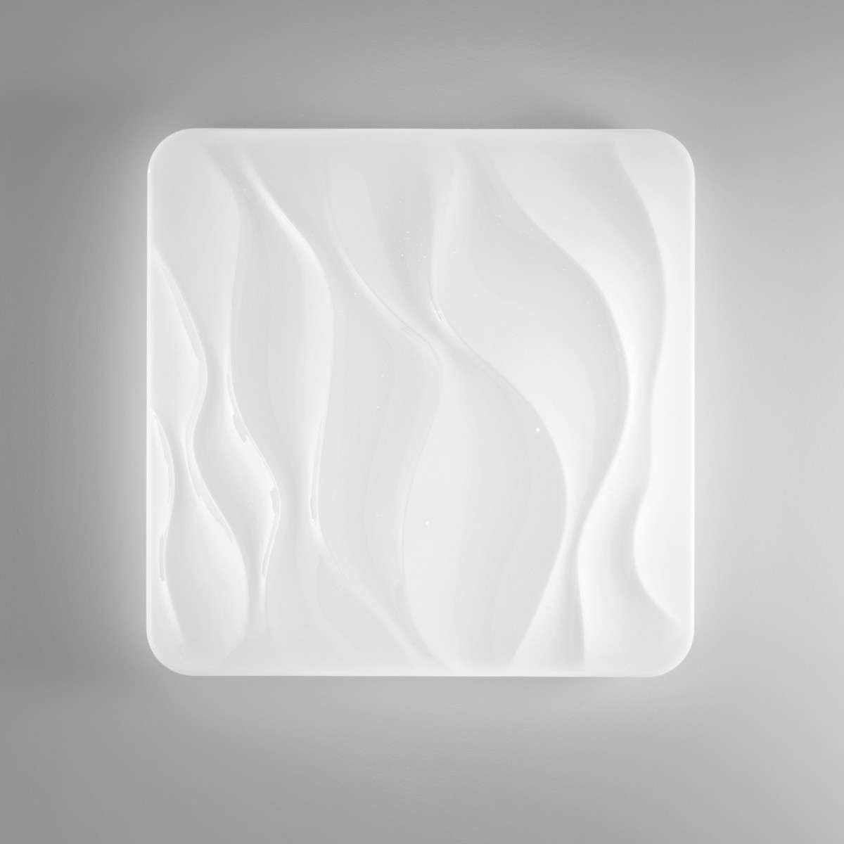 Plafonnier LED blanc ondulé 66 W 6540 lm, température de...
