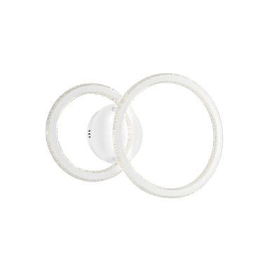 Plafonnier LED BRYANT blanc 45 W 6000 lm 3000 K 65 x 15 x 45 cm