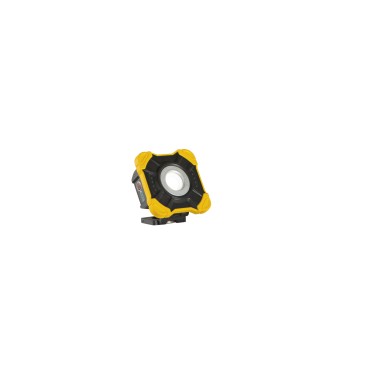 Projecteur LED portable en forme de taureau, jaune/noir, 10 W, 1000 lm, 6500 K, intensité variable, batterie 3,7 V 2200 mA, IP54