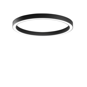 Plafonnier LED noir DEMOS 120 W 13 200 lm CCT 120 x 8,5 cm