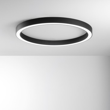 PLAFONIERA LED DEMOS NERO...