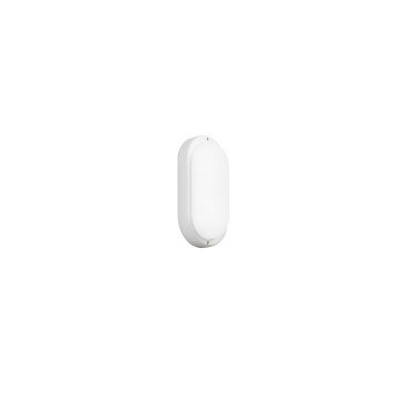 PLAFONIERA LED FLIPPY BIANCA 12W 1160LM 4000K IP54 9,5X3,8X19,5CM