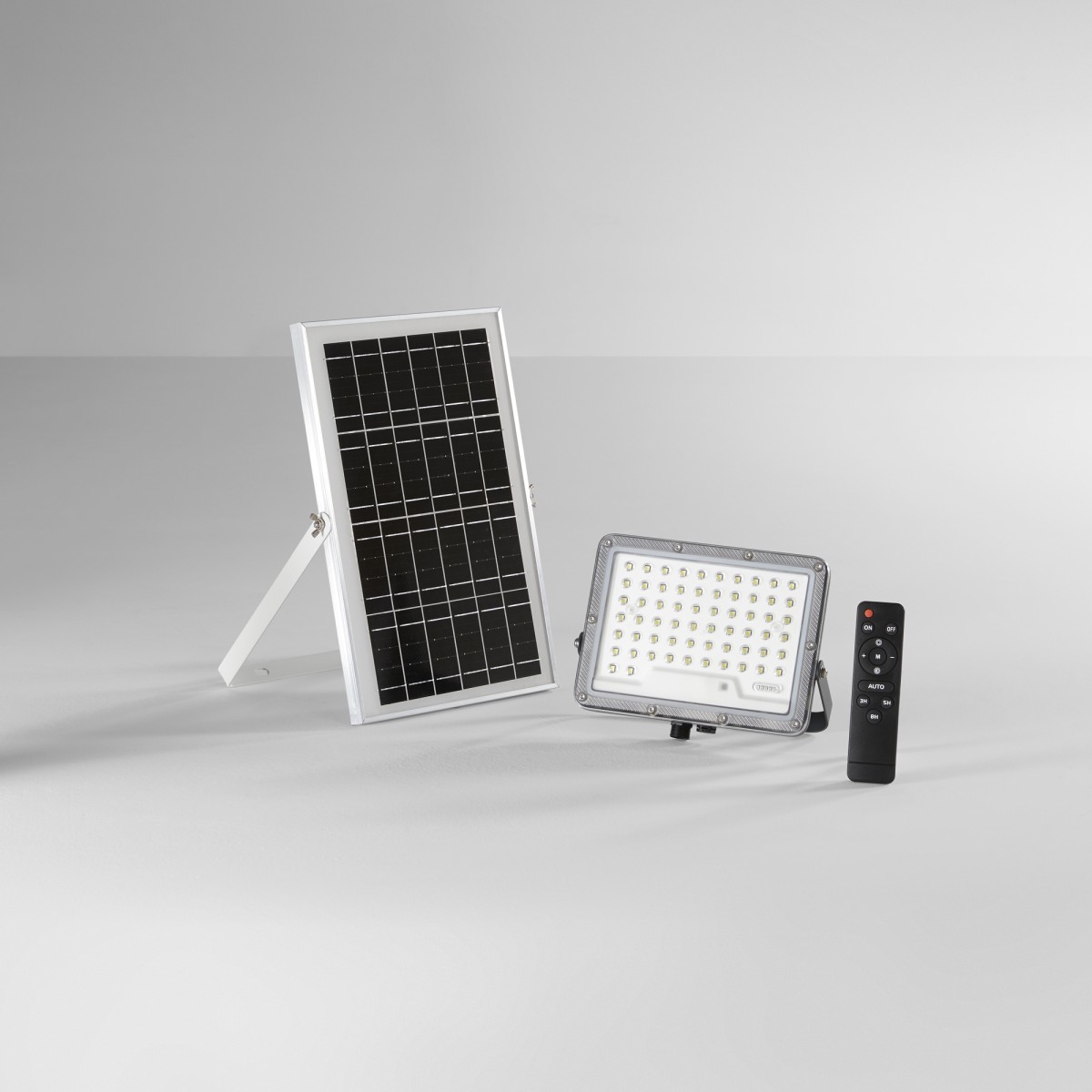 Projecteur GLASER 1200 lm 3000K avec panneau solaire,...
