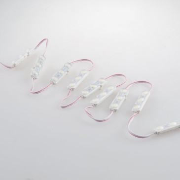 Kit de 20 modules LED Insign DC12V LED SMD 5050 1,2 W/m 120 lm/m 6000 K IP65 7,2 x 0,7 x 1,5 cm