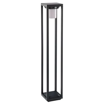 PALO LED KYOTO ANTRACITE 2,5W 300LM 4000K CON PANNELLO SOLARE E SENSORE IP44 14,5X14,5X80CM