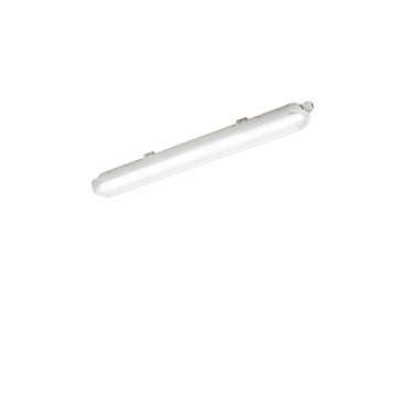 NAUTILUS SILBER WASSERDICHTE LED-DECKENLEUCHTE 21W 2900LM 4000K IP65 59X6.1X7.2CM