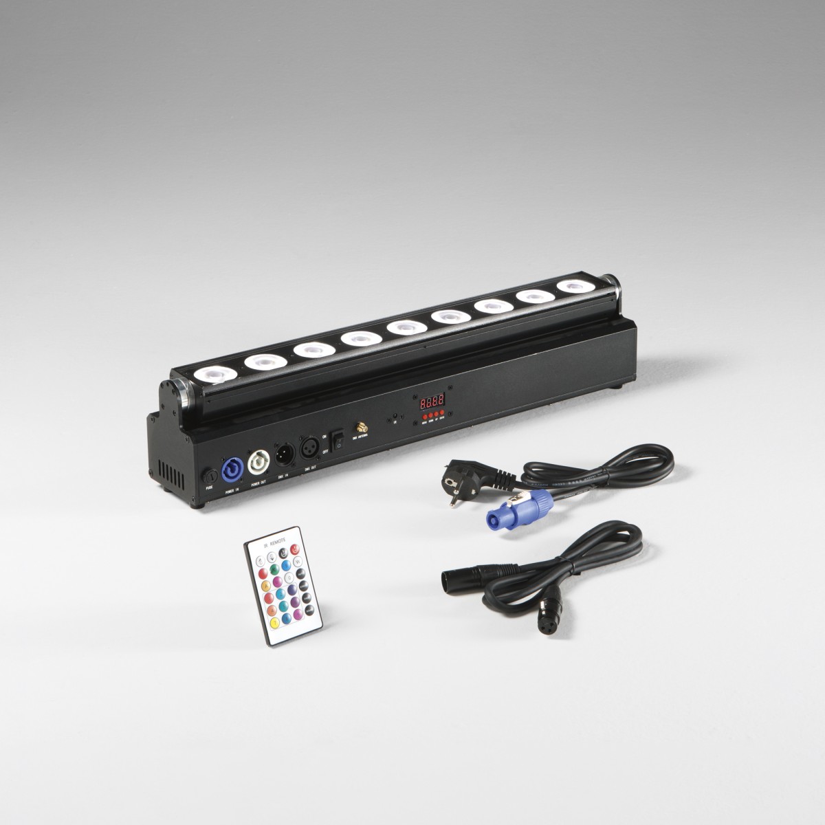 WALLWASHER LED SHOW RICARICABILE 9X18W RGBW+UV Wi-Fi IP22...