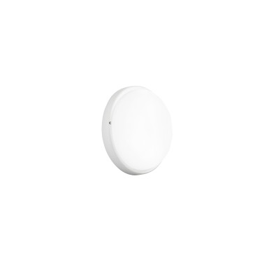 Weiße, schnelle LED-Deckenleuchte, 12 W, 1800 lm, 4000 K, IP65, Durchmesser 19,5 x 3,8 cm