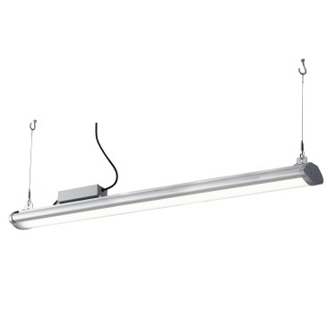 SUPERIA SILBER ALUMINIUM LED-HALLENSCHEINWERFER 200W 30000LM 4000K IP65 7,2X120,5X13,5 CM.