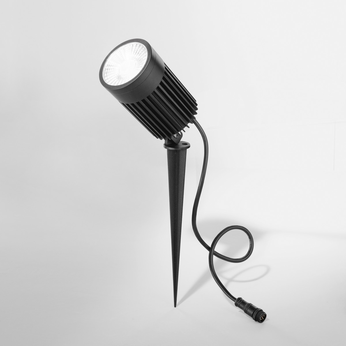 PROIETTORE LED TARGET DC24V NERO 30W 468LM RGBW IP67 CON...