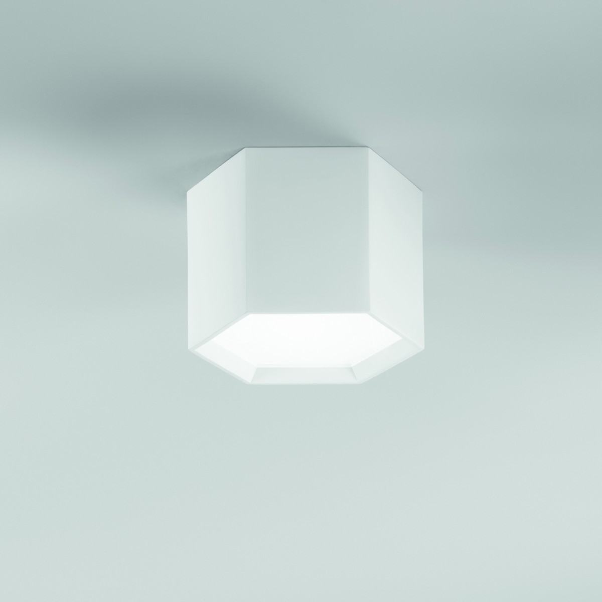 Plafonnier LED White Vortex 12W 1310LM CCT 20X20X15CM
