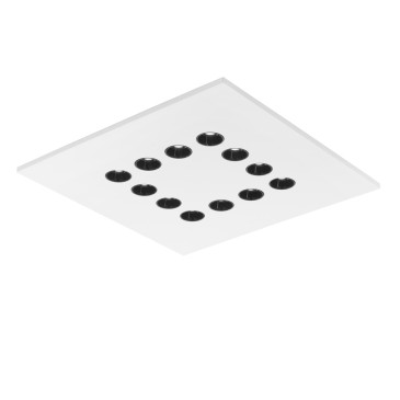 Plafonnier LED blanc XICO 12 x 3 W 2520 lm 50 x 4,7 x 50 cm