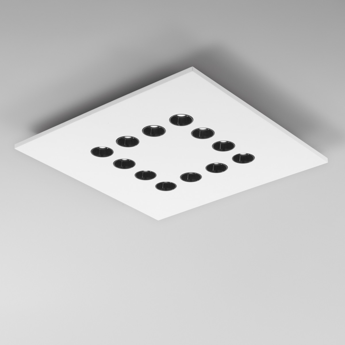 XICO Weiße LED-Deckenleuchte 12 x 3 W 2520 lm...
