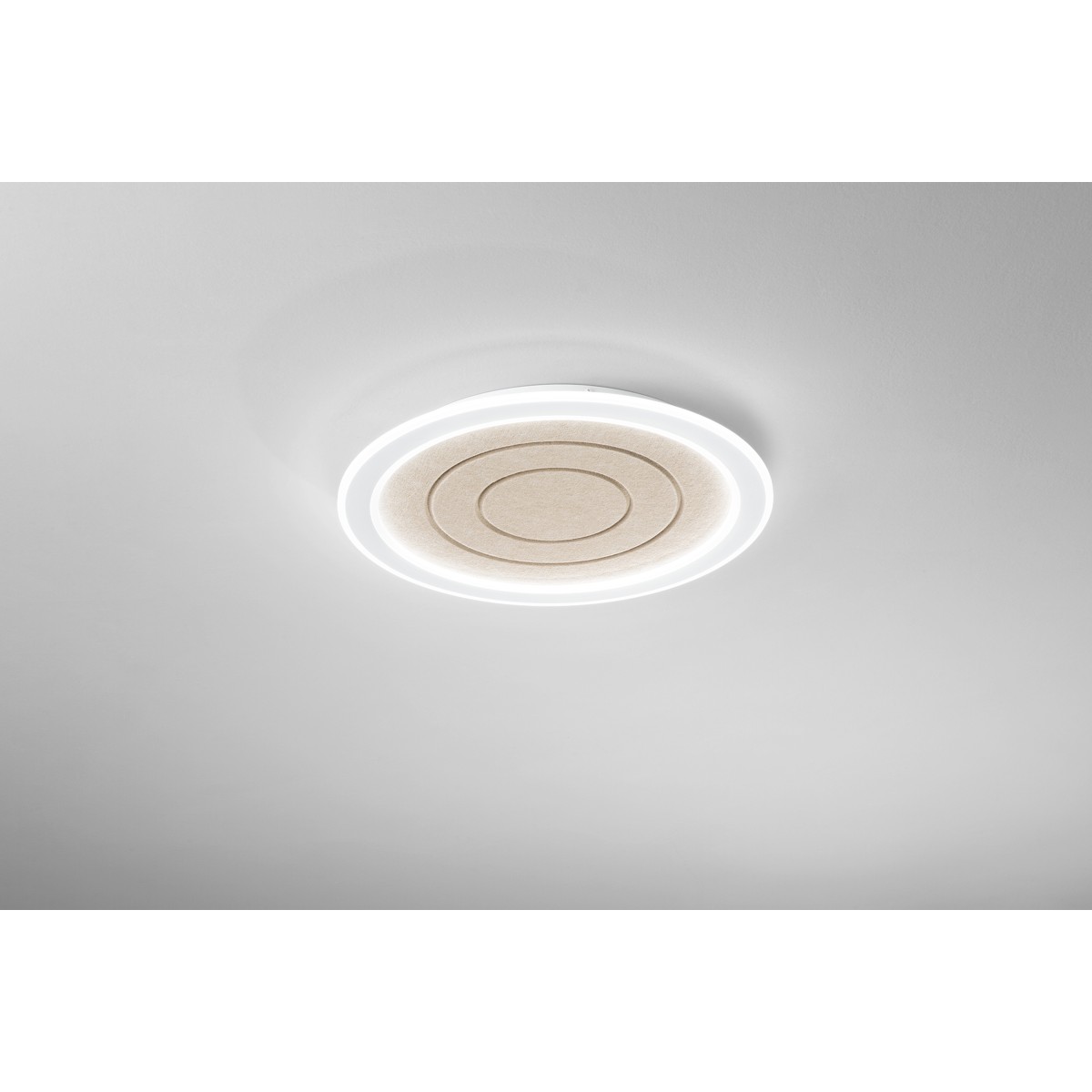 AUX BEIGE RUNDE DECKENLEUCHTE AUS PMMA 40W CCT...