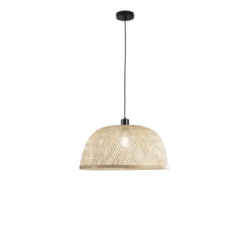 SOSPENSIONE BAMBOO IN METALLO+BAMBOO 1XE27 40W LAMP SIZE Dia48xH22CM STRUTTURA Dia48xH120CM