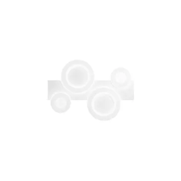 PLAFONIERA COLLAGE BIANCA IN METALLO 40W CCT 3000/4000/6500K 65X46.5X4.5CM