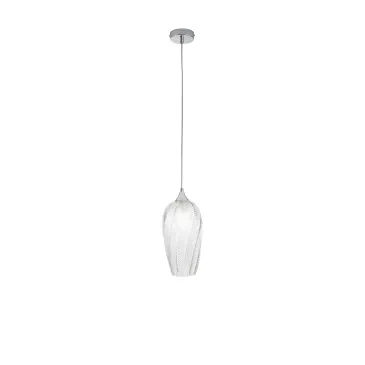 SOSPENSIONE MAJESTY TRASPARENTE IN VETRO 1XE27 16X120CM