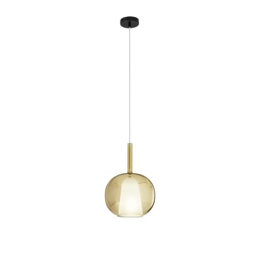 SOSPENSIONE PIREX ORO IN VETRO 1XE27