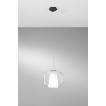 SUSPENSION EN VERRE PYREX...