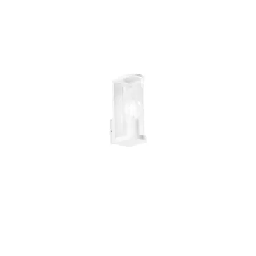 ROSEN WEISSE WANDLEUCHTE AUS ALUMINIUM + GLAS 1XE27 IP44 119X83X222MM