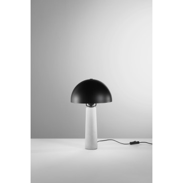 VITRUVO Lampe aus schwarzer...
