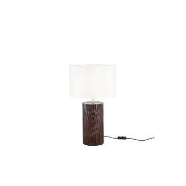 LUME WOODLOG IN LEGNO MARRONE 1XE27 STRUTTURA D30X50CM PARALUME D30X18.5CM