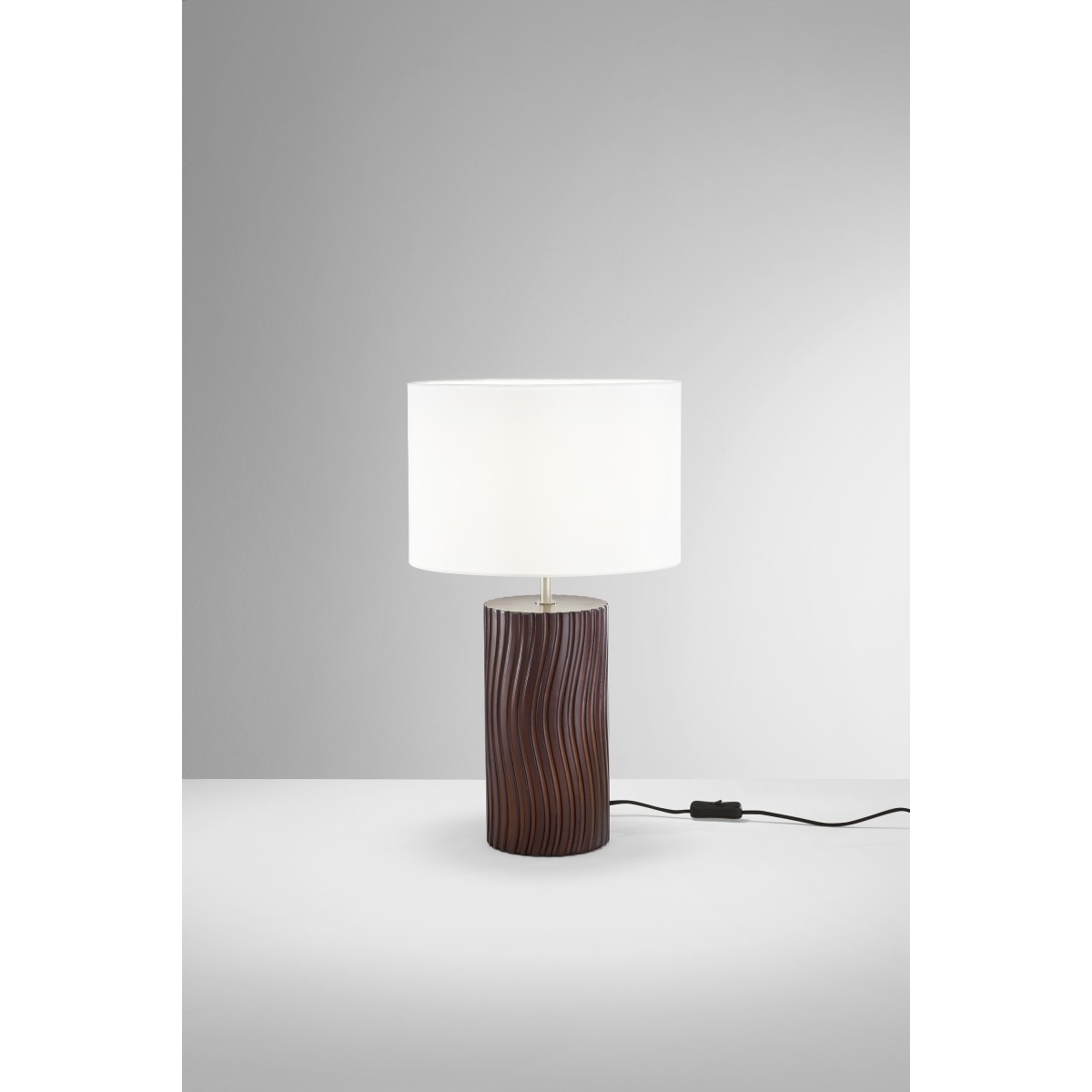 LUME WOODLOG IN LEGNO MARRONE 1XE27 STRUTTURA D30X50CM...