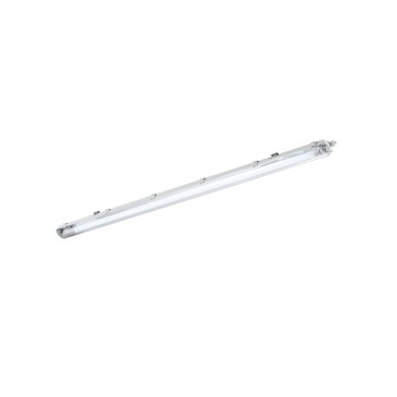 ATLANTIC SILVER 1XT8 LED WASSERDICHTE DECKENLEUCHTE INKLUSIVE IP65 120CM