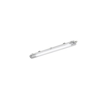 PLAFONIERA STAGNA LED ATLANTIC SILVER 1XT8 INCLUSO IP65 60CM