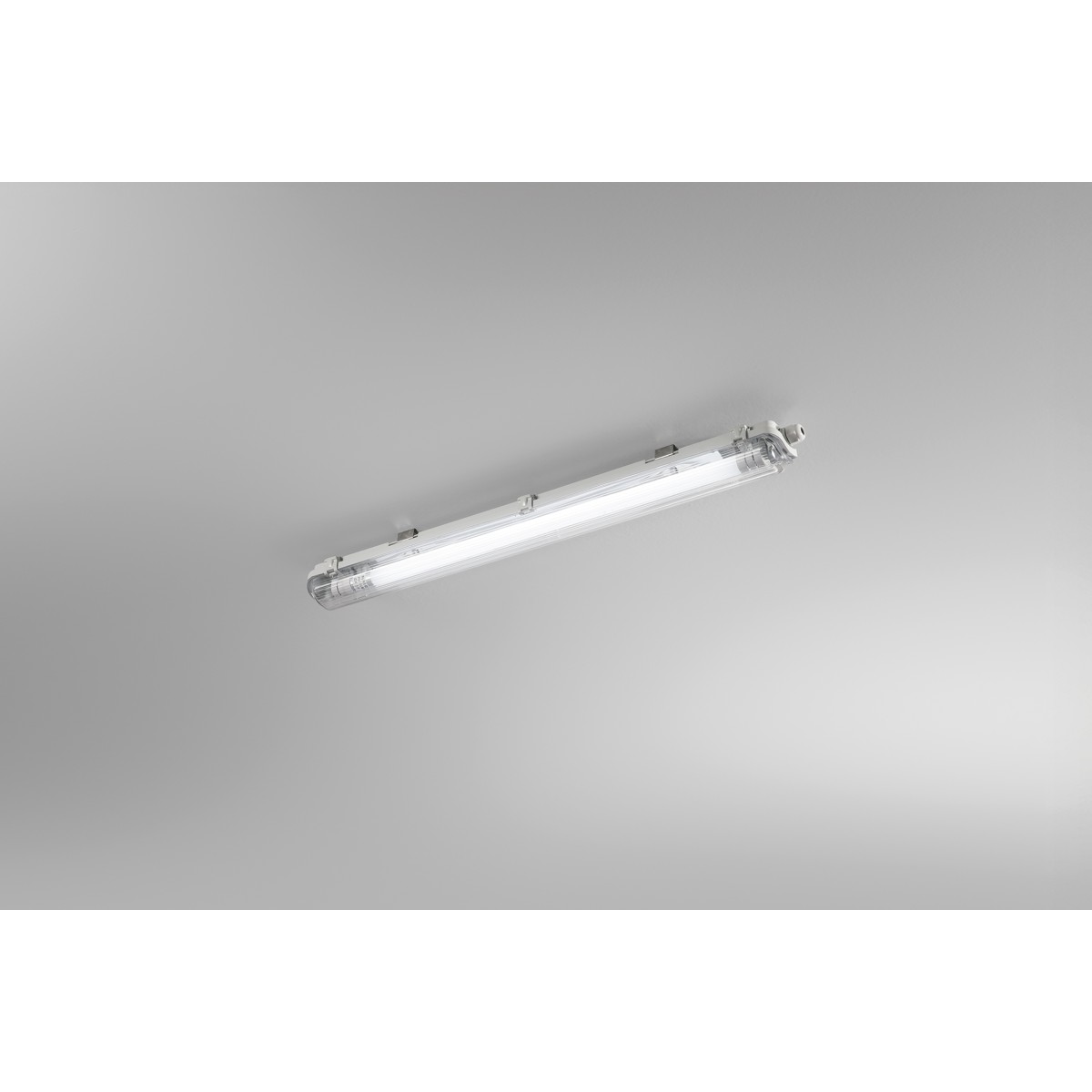 PLAFONIERA STAGNA LED ATLANTIC SILVER 1XT8 INCLUSO IP65 60CM