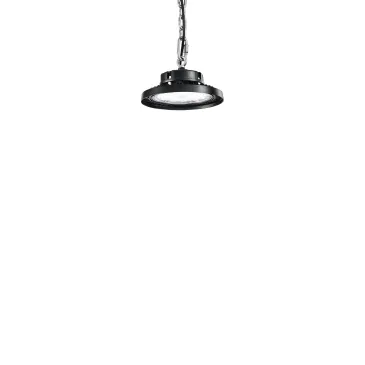 PLAFONIERA LED AVROCAR NERA IN ALLUMINIO 100W 15000LM 4000K D235MM