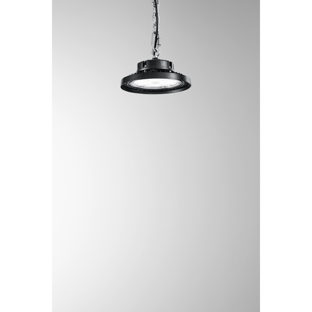 PLAFONIERA LED AVROCAR NERA IN ALLUMINIO 100W 15000LM...