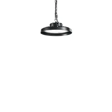 PLAFONIERA LED AVROCAR NERA IN ALLUMINIO 200W 30000LM 4000K D305MM