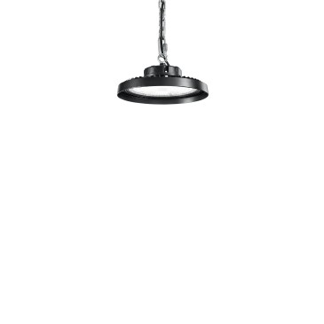 Plafonnier LED AVROCAR en aluminium noir 200 W 30 000 lm 4 000 K D305 mm