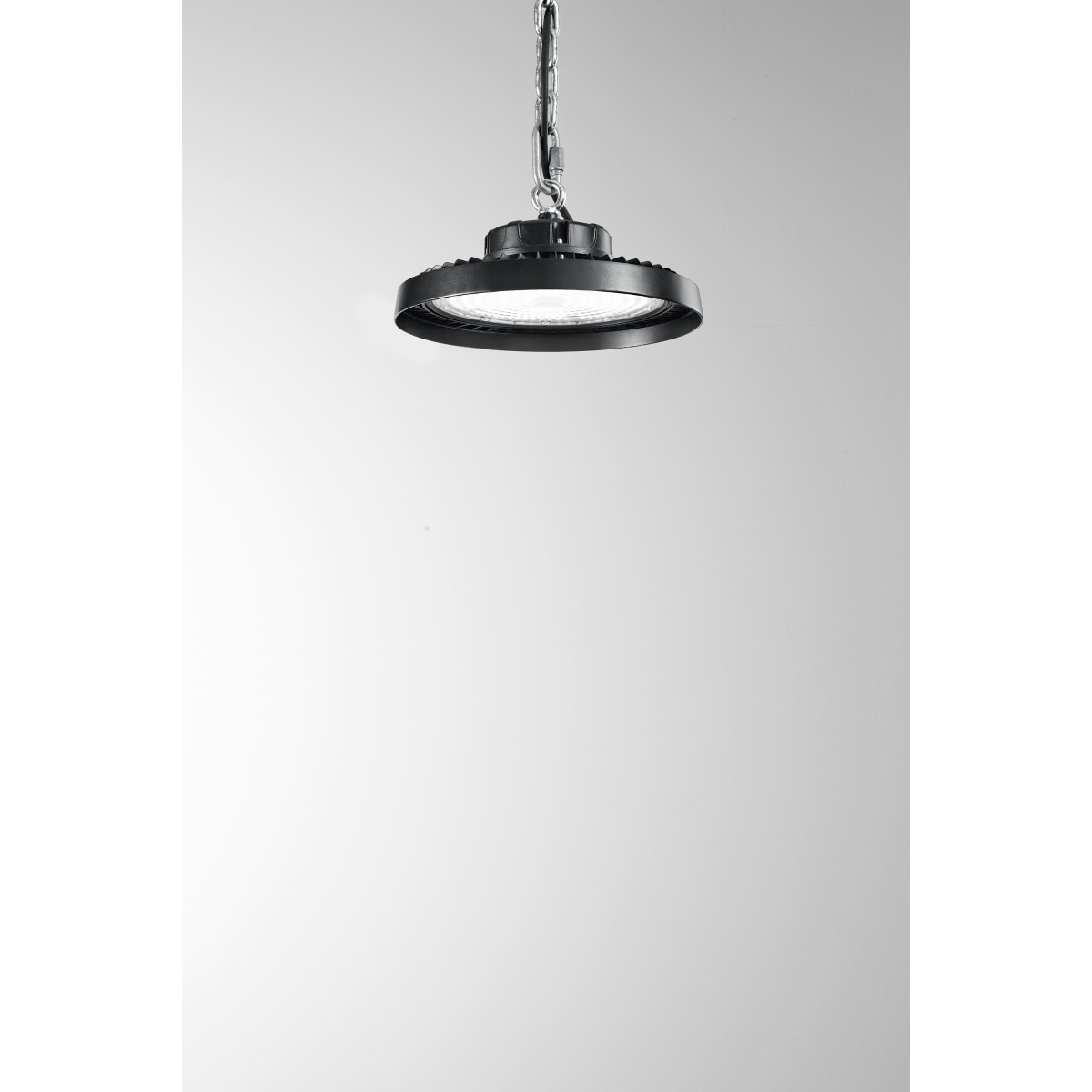 PLAFONIERA LED AVROCAR NERA IN ALLUMINIO 200W 30000LM...