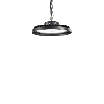 PLAFONIERA LED AVROCAR NERA IN ALLUMINIO 300W 45000LM 4000K D405MM