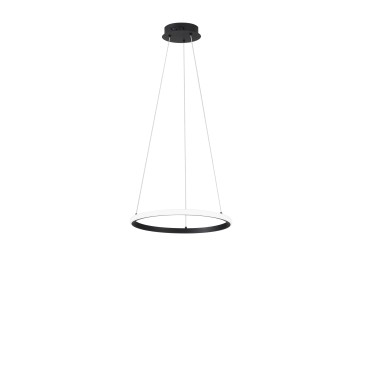 AXIS LED-Hängeleuchte, schwarz, 20 W, 2200 lm, Farbtemperatur 40 x 150 cm